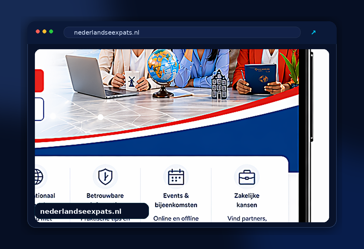 NederlandseExpats.nl screenshot