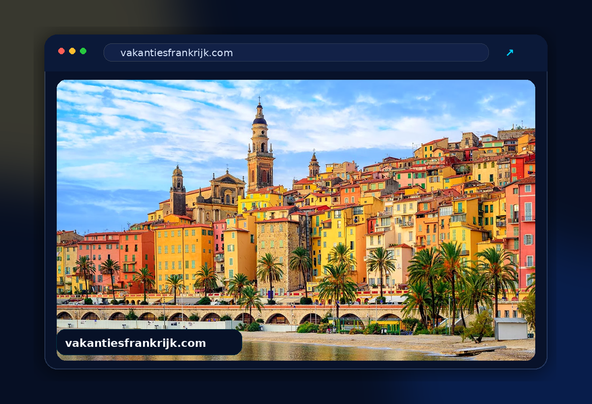 VakantiesFrankrijk.com screenshot